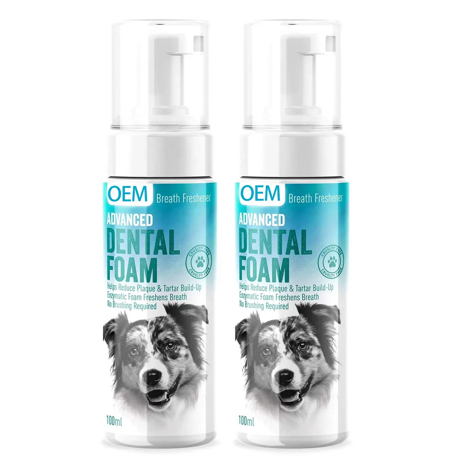 Dental Care Mint Flavor Oral Cleaning Bad Breath Foam Pet Toothpaste