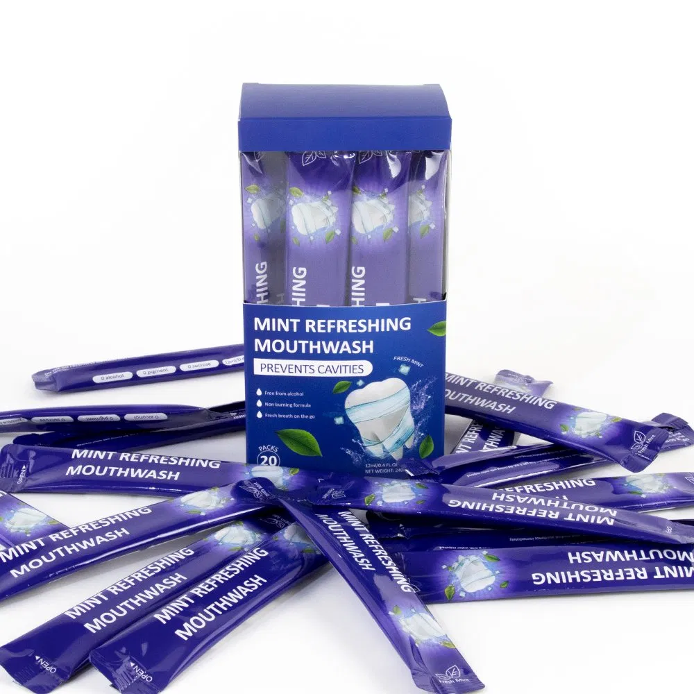 Compact Oral Care Mouthwash - Alcohol-Free Fresh