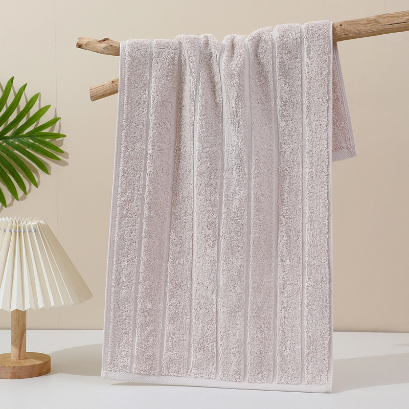 Pure Cotton Hotel Towel Bath Towel Set Thickened Absorbent Cotton Embroidered Logo