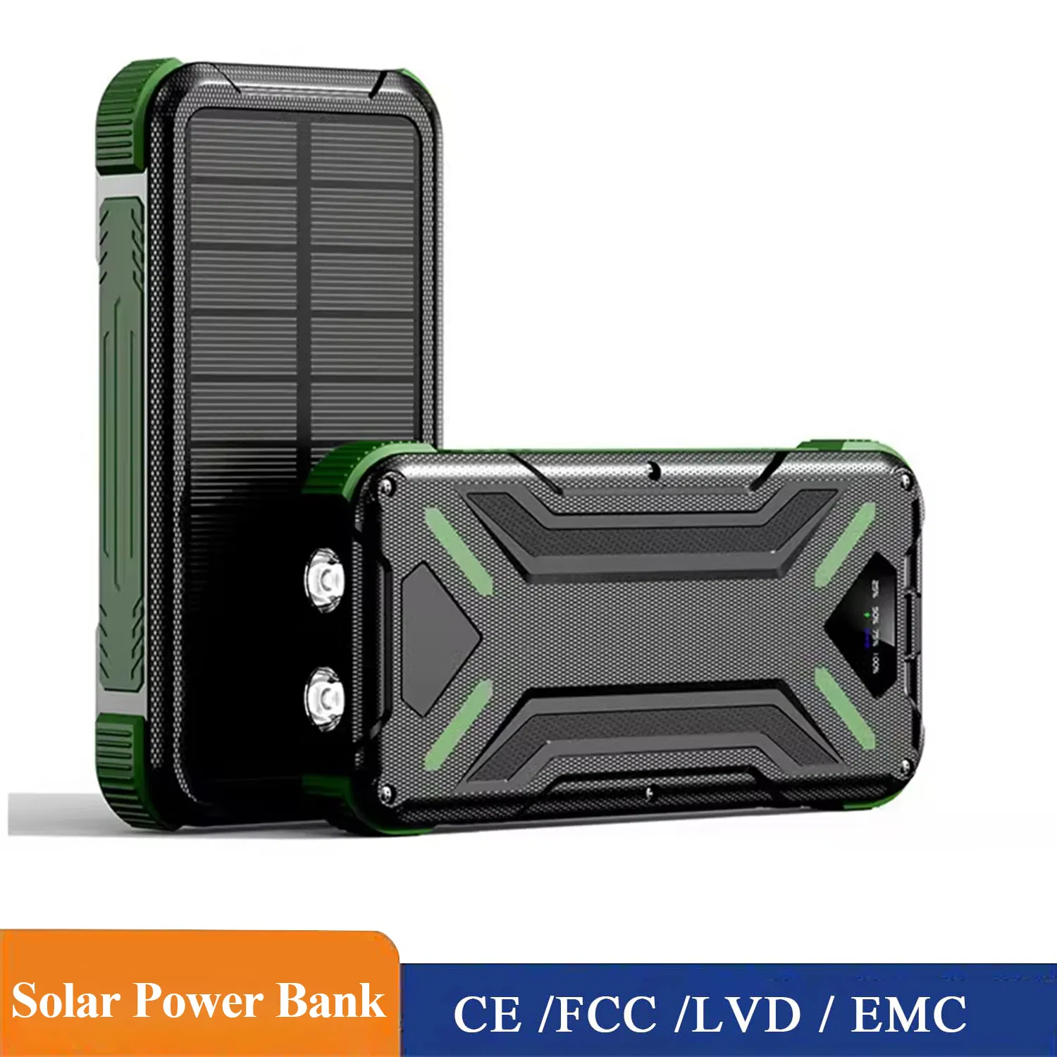 High-Capacity 20000mAh Portable Power Bank for Outdoor Enthusiasts