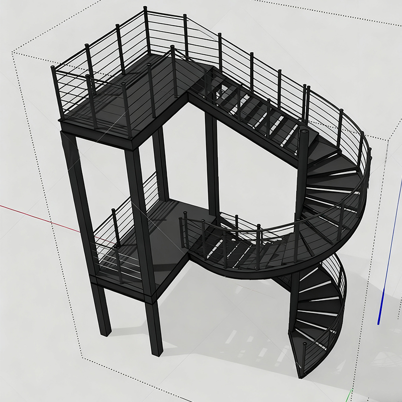 Industrial Stair Parts & Solutions: Manufacturer of Platforms, Posts & Tread Plate
