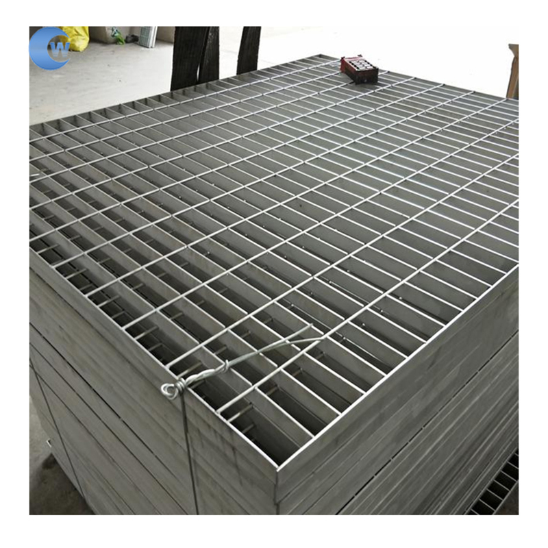 Hot Dipped Galvanized Stair Outdoor Staircase Steel Bar Grating for Trench Cover Drain Grate Floor Grate Manhole Cover Platform Steel Grating