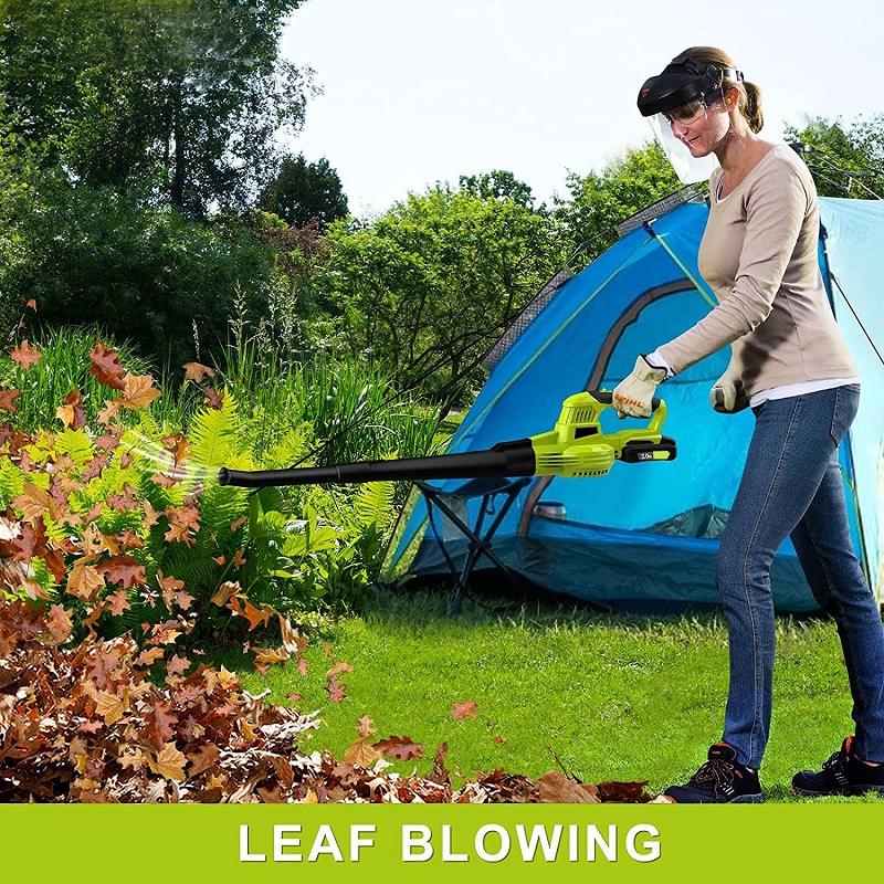 Low Noise Light Weight Portable Lithium Battery Garden Snow Blower Leaf Blower Cordless Snow Blower Machine