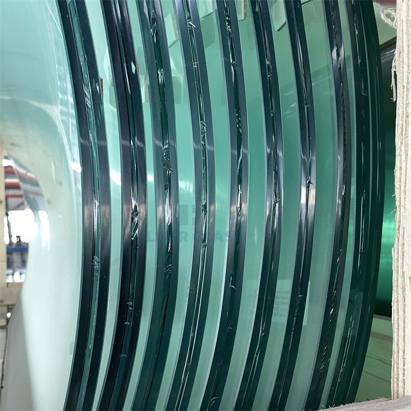Residential Commercial PVB Sgp Curved Tempered Laminated Safety Glass for Elevators Factory Price