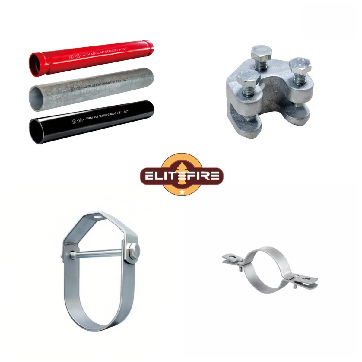 FM UL Fire Fighting Steel Pipes and Pipe Hangers and Accessories, High Quality Bulk Price