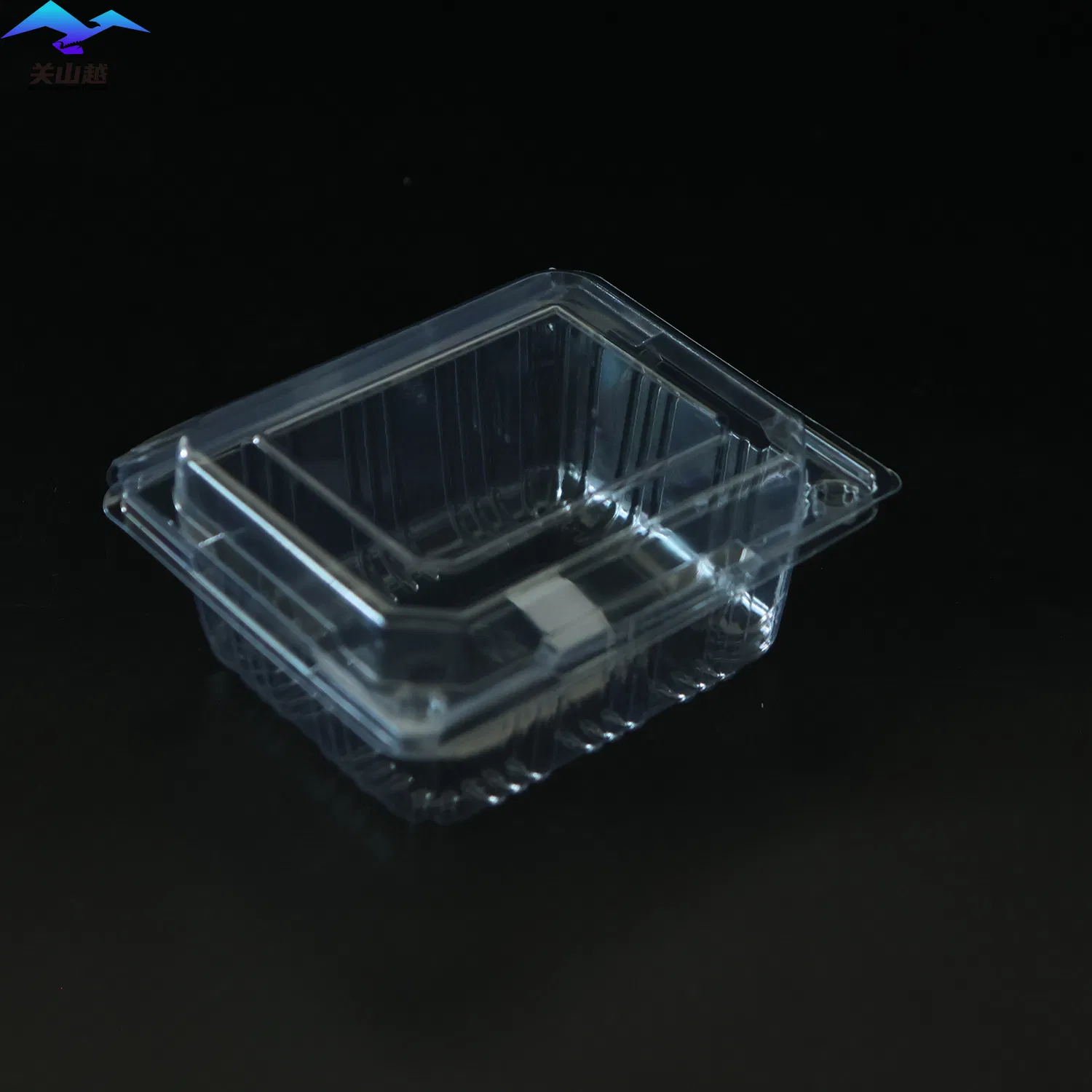 Customized Supermarket Pet Clear Food Packaging Container Plastic Disposable Storage Box