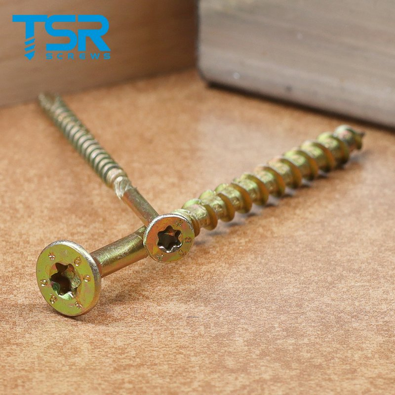 TSR/Tsingri Sawed Teeth Torx Drive T17 tCutting Point Flat Ribbed Head Self Tapping Decking Screws