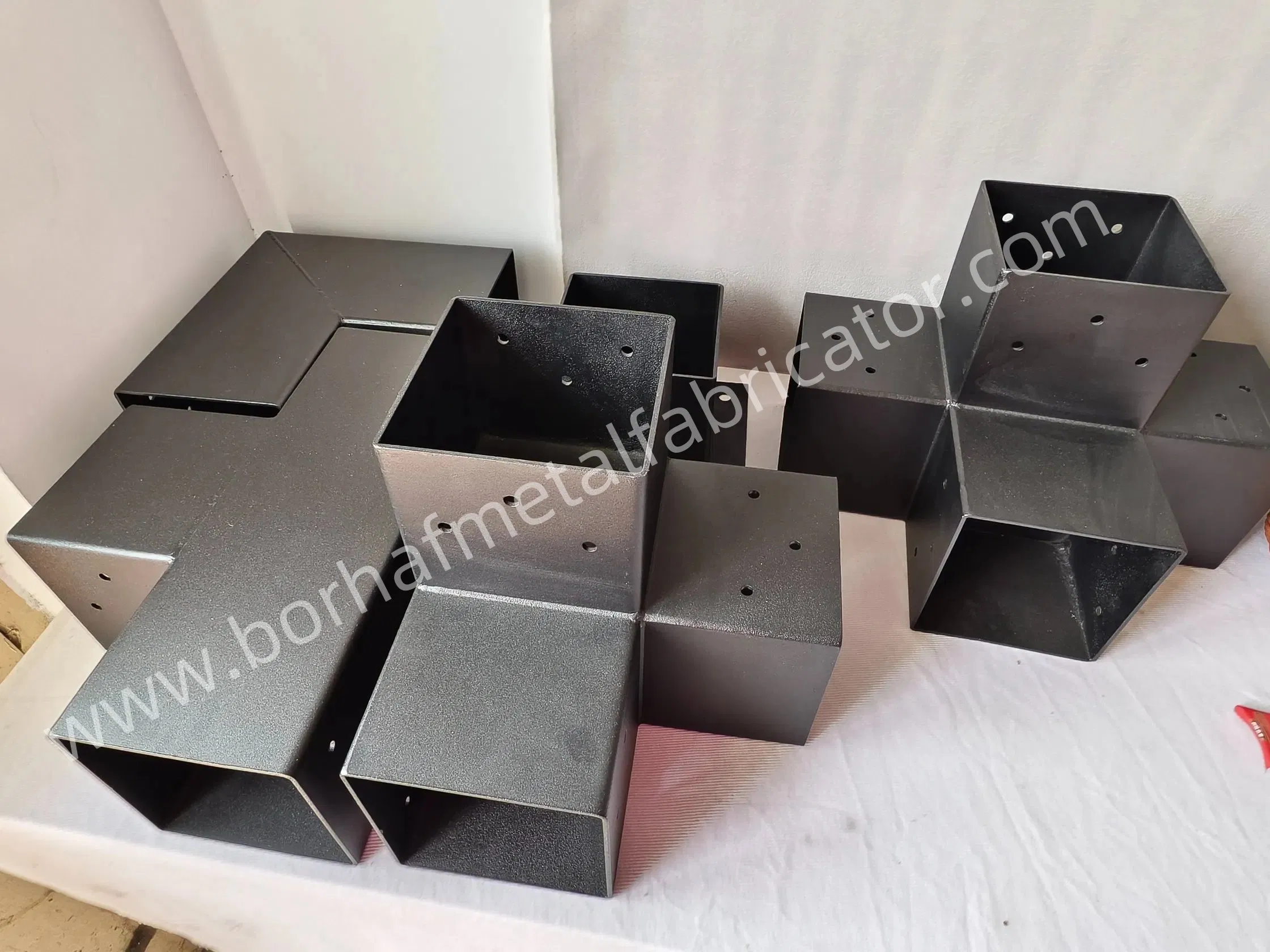 Heavy Duty Thickened Steel Corner Pergola Kits 4X4 Pergola Bracket