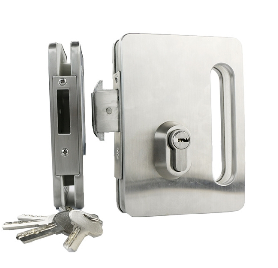 Stainless Steel Glass Lock for Folding Door