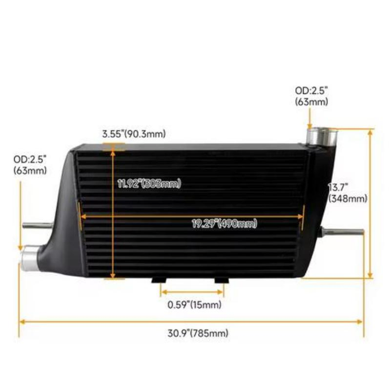 Интеркулер FMIC для Lancer Evolution Evo X 2008-2015