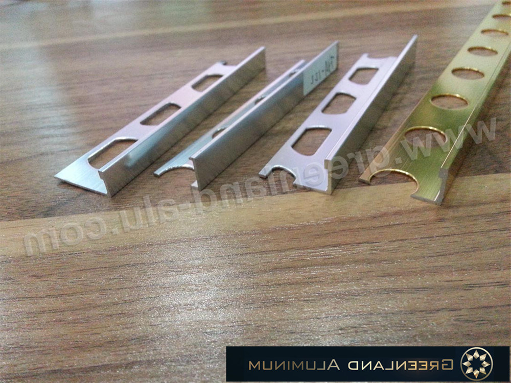 Bright Silver L Shape Tile Trim for 8mm, 10mm, 12mm Tile