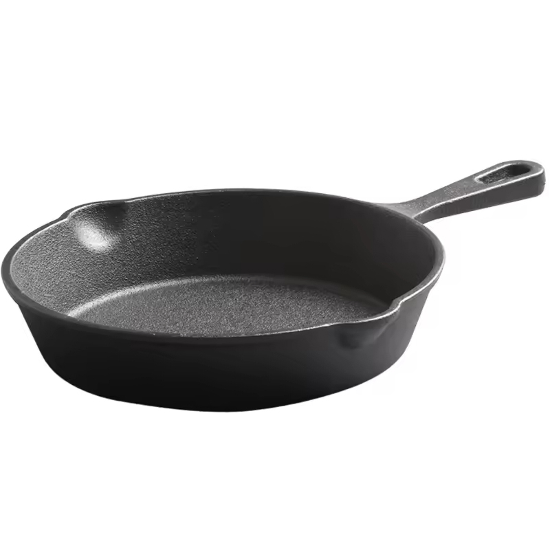 Factory Wholesale Chef Skillets Cookware Frypan Sloped Edges Pre-Seasoned 10 Inch Non Stick Cast Iron Skillet