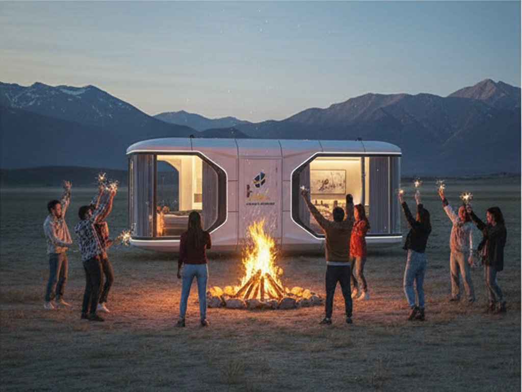 Space Capsul House-Capsule Compact Luxury Capsule House