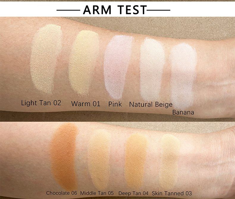 Ten Colors Clear Bottle Loose Powder Glossy Romantic Smooth Customizable Wholesale Makeup