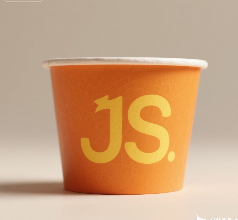 Cold Ice Cream Yogurt Paper Cups with Double PE Coating Lining
