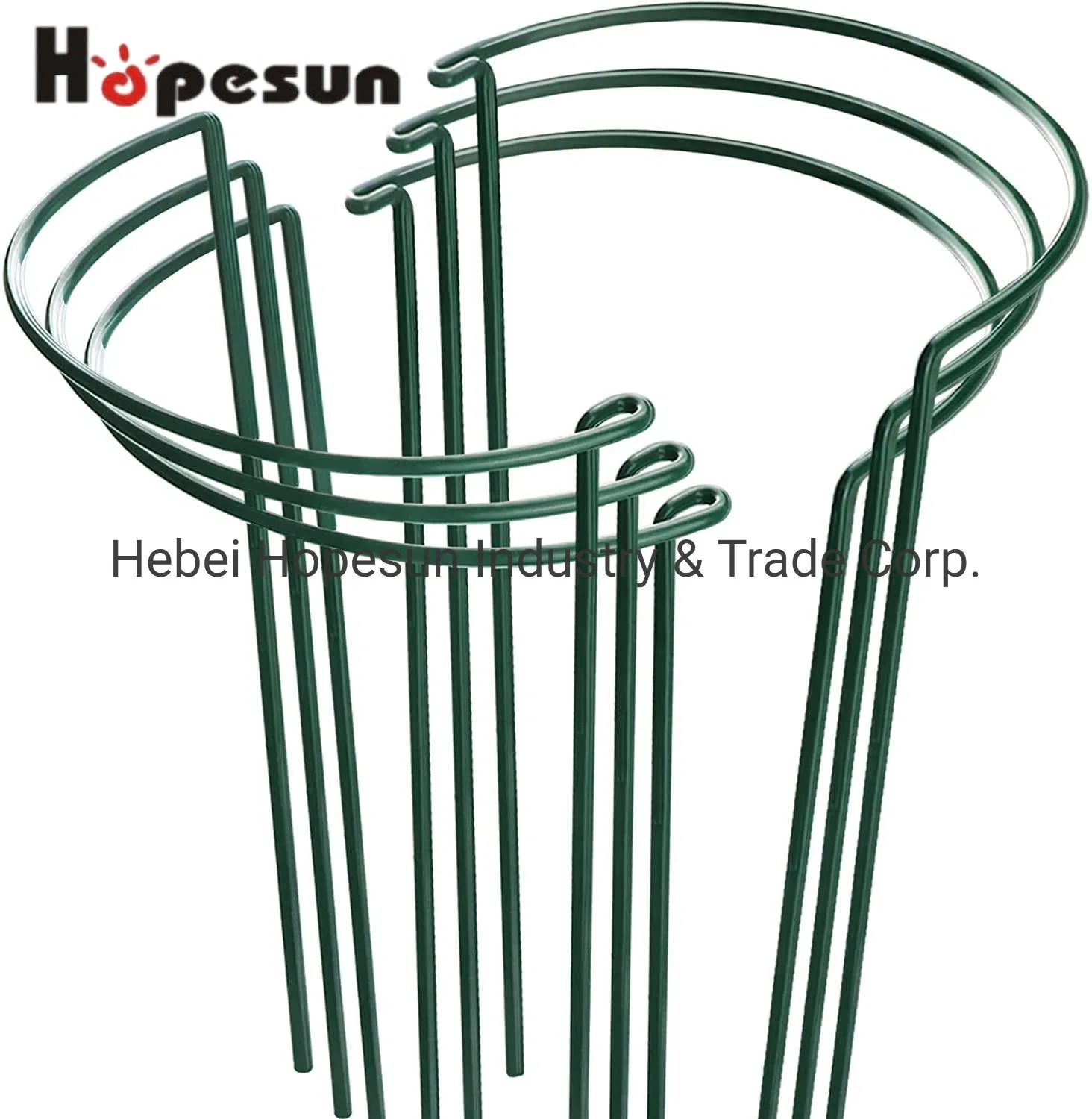 PVC Coated Steel Wire Garden Plant Support Holder