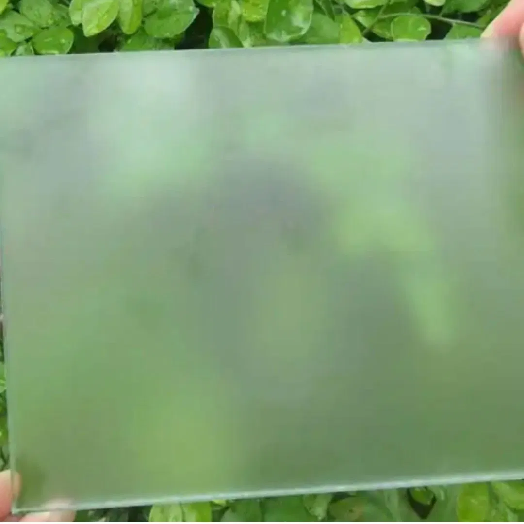 4mm Household/Commercial Compliant Jade Frosted Toughened Glass