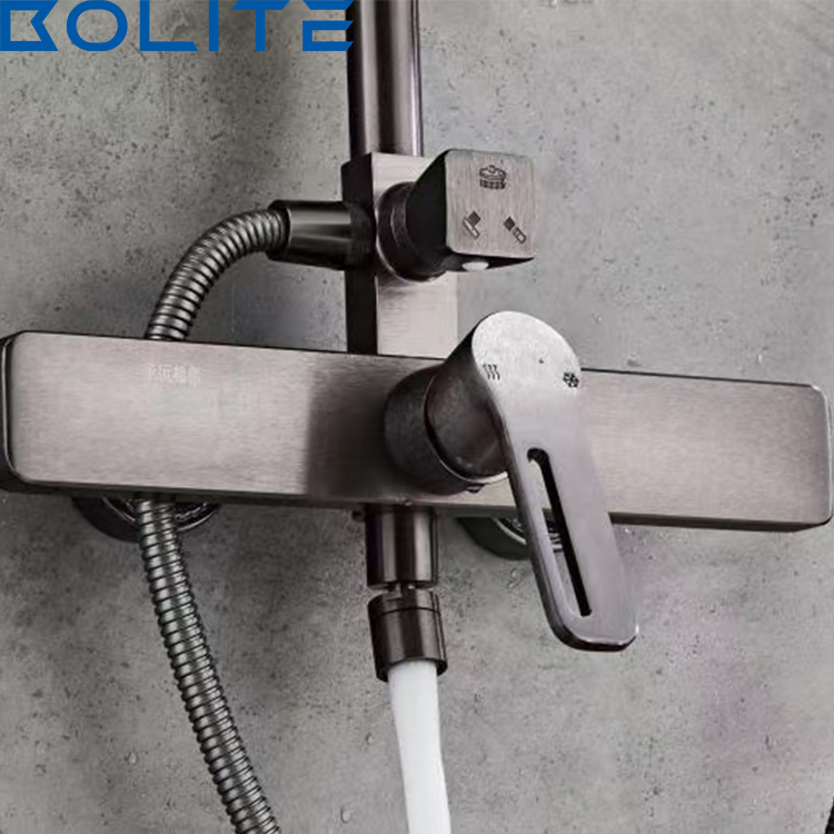 Wall Mounted Bathtub Faucet Bathroom Washing Mixer Multifunctional Color Bathtub Shower Faucet