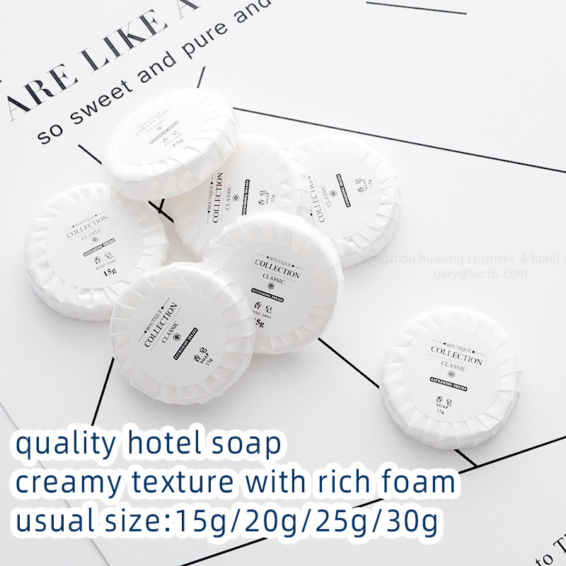 Elegant Hotel Soap with GMPC Certification and Custom Logo Options
