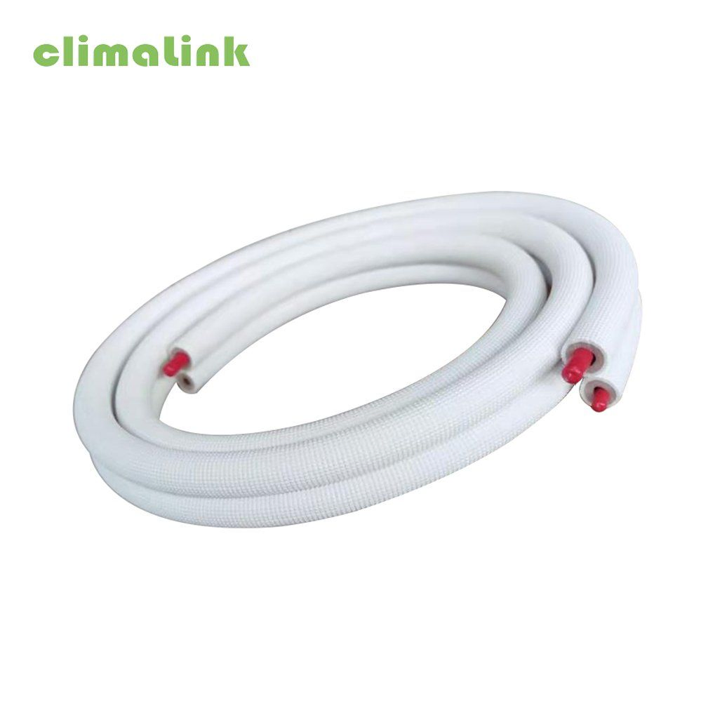 AC Install Accessories HVAC Mini Split Copper Line Sets R410A Copper Pair Coil AC Insulated Copper Tube for Air Conditioner Refrigeration Parts Spare
