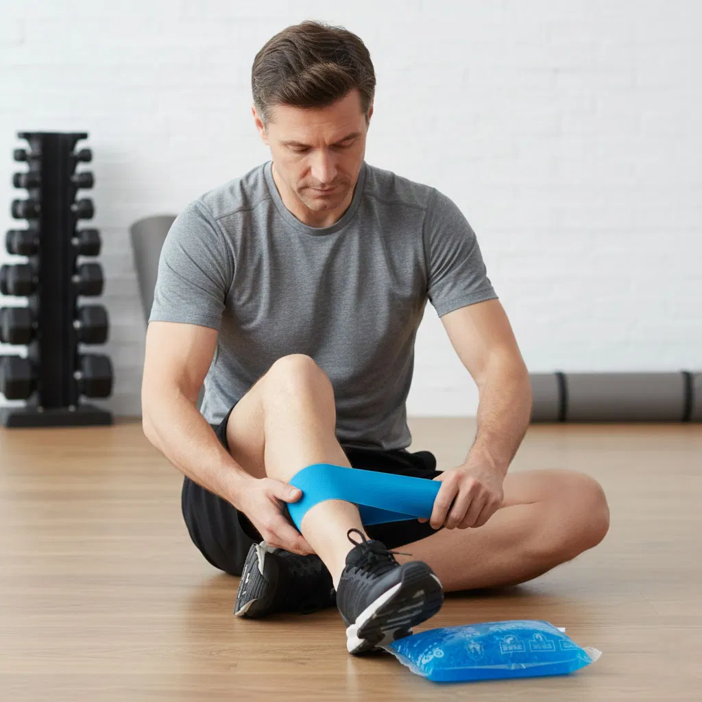 Blue Gel Therapy Ice Pack for Pain Relief Use