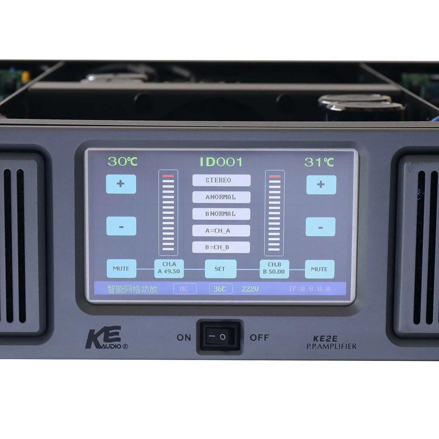 High-Power Class Td Amplifier with 3000W RMS Output Ke2e30