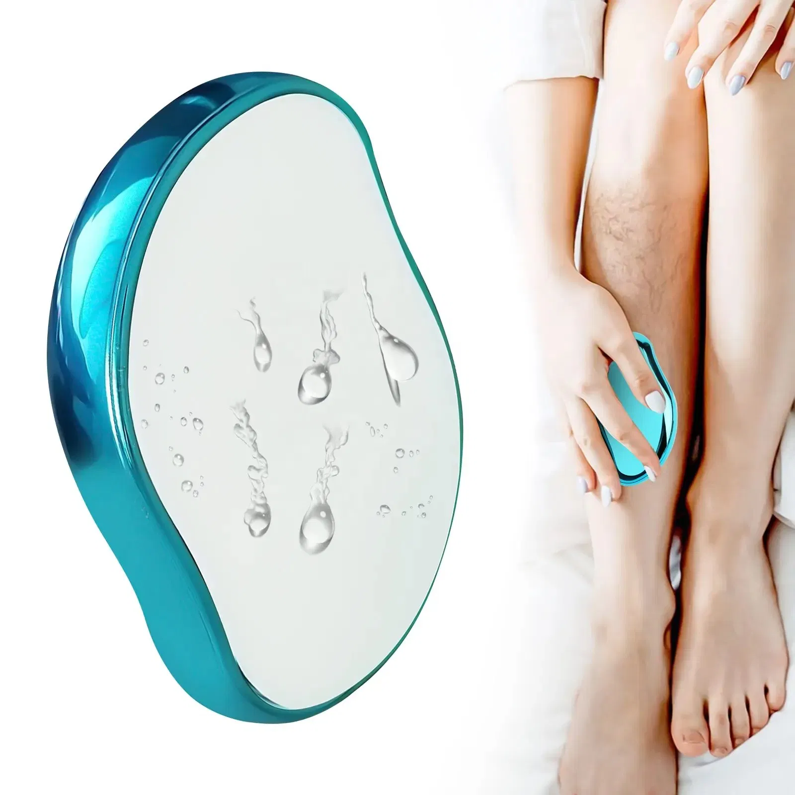 Hair Eraser Hair Remover Painless Exfoliation Crystal Glass Lm Manual Fast & Easy for Women and Men