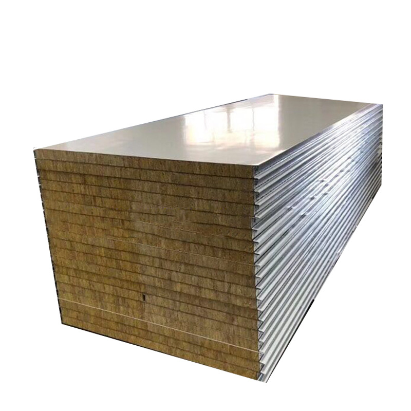 Color Steel Insulated PU/PIR/Rock Wool Wall Sandwich Panel
