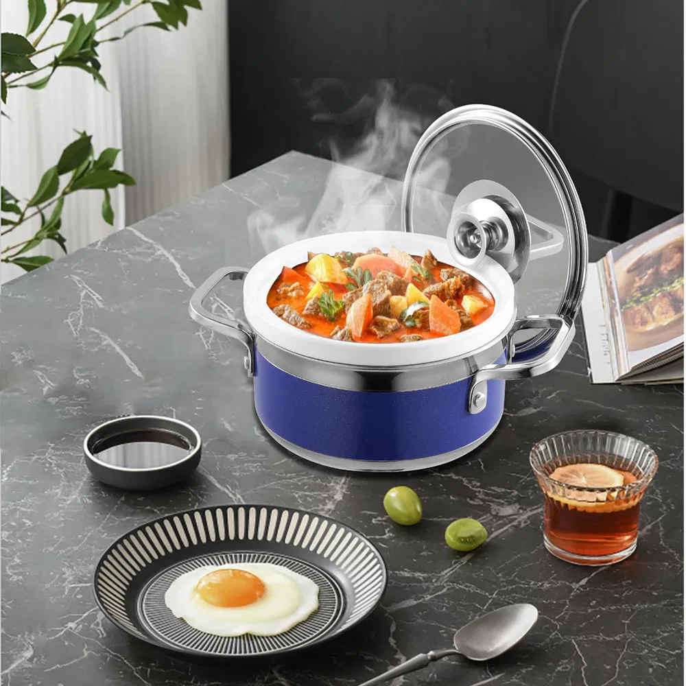 6L Hotel Restaurant Buffet Induction New High Quality Rainbow Ceramic Dish Chafer