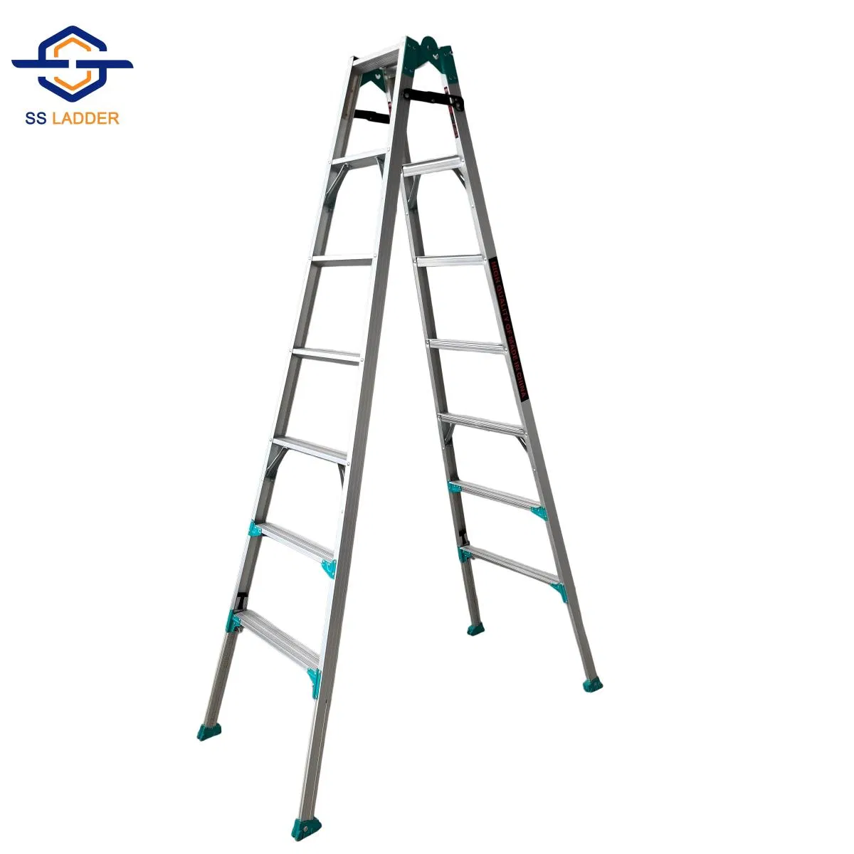 Modern Multi Functional Aluminum Alloy Folding Work Platform Ladder for Warehouse Use with 150kg Load Capacity
