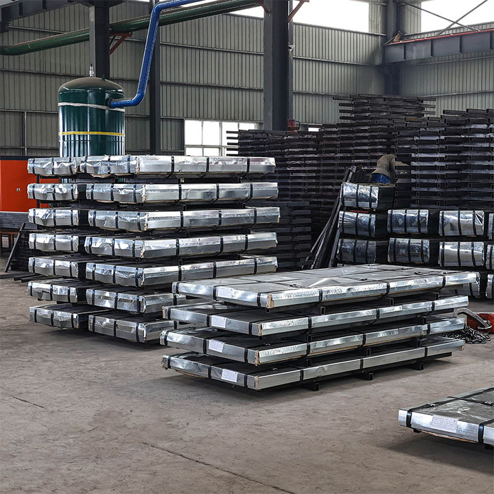 Gl 0.20. mm 0.45mm Wave Type Galvalume Roofing Sheet Corrugated Plate