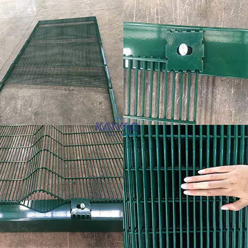 Low Maintenance 358 Anti-Climb Fence for Warehouse & Storage Facility
