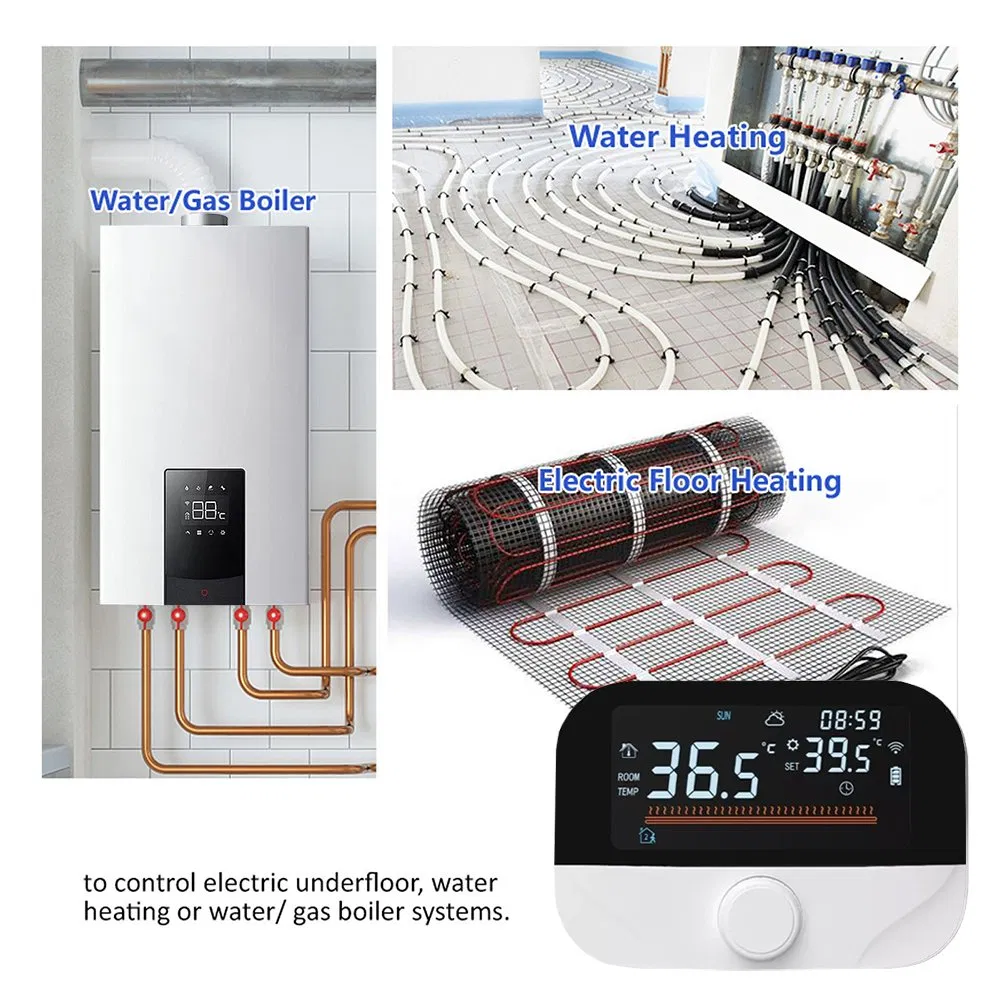 WiFi Smart Thermostat Battery Powered Wireless with Programmable Thermostat