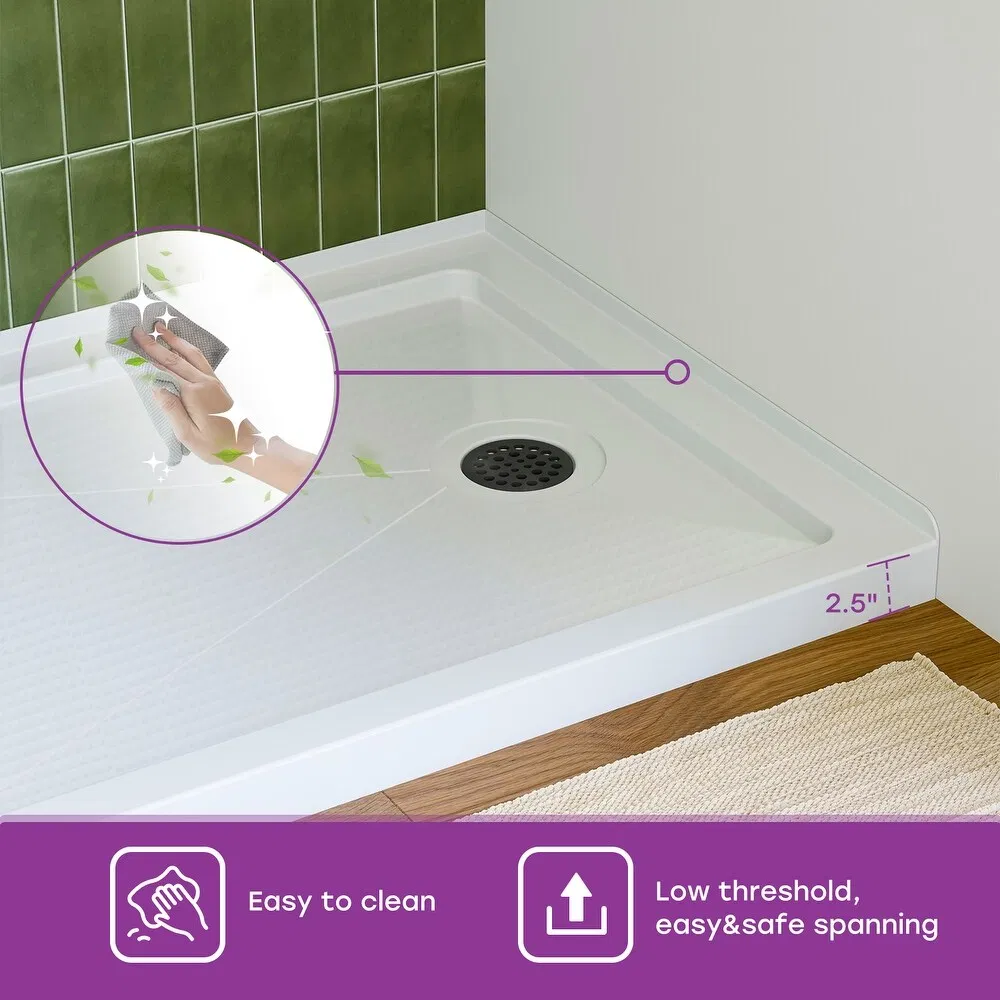 Cheap Customized SMC Bathroom Shower Tray Fiberglass Shower Pan