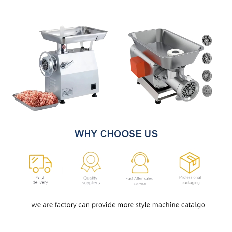 Large Capacity Meat Grinder Processes Bulk Meat