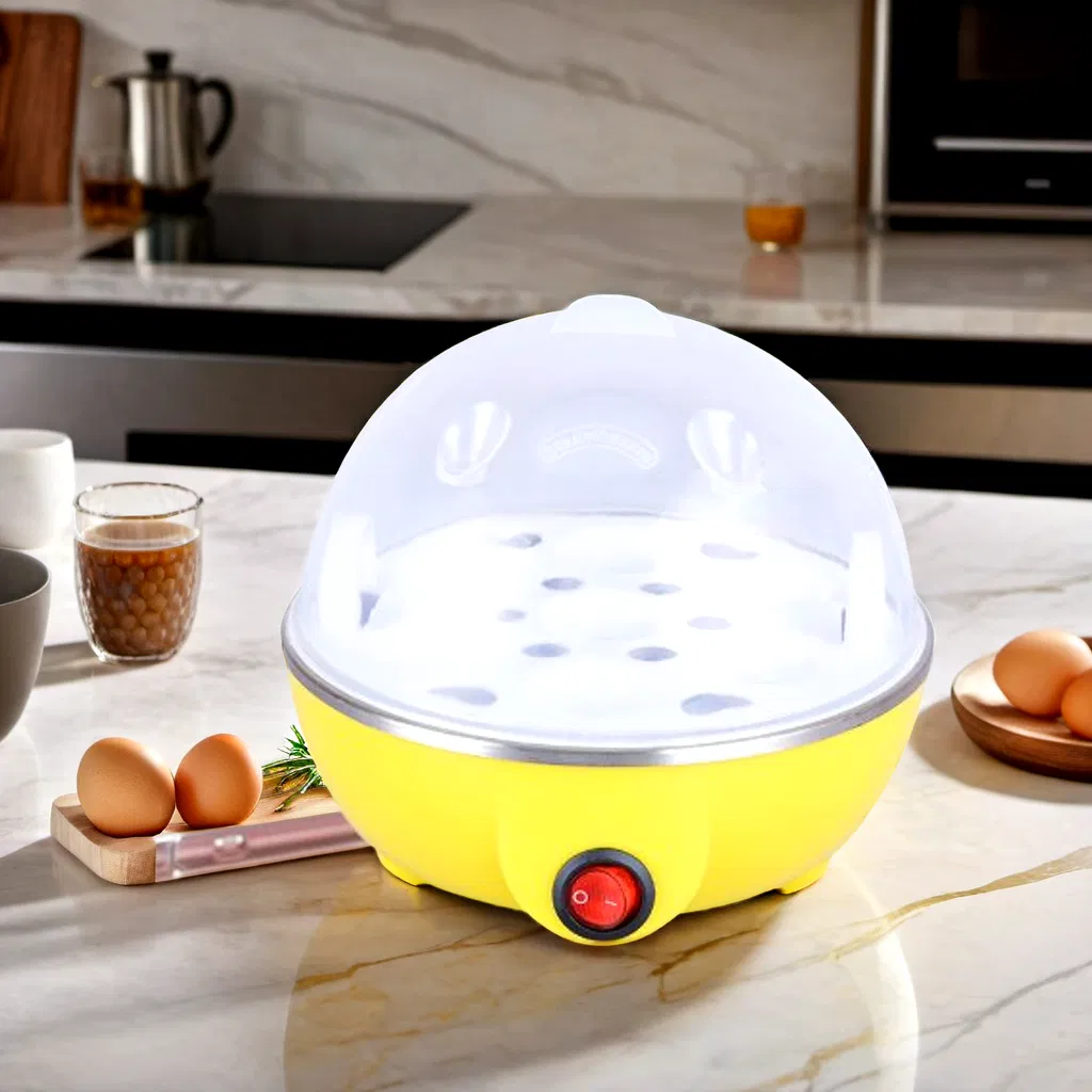 Compact Automatic Egg Cooker with Safety Portable Boiler Function