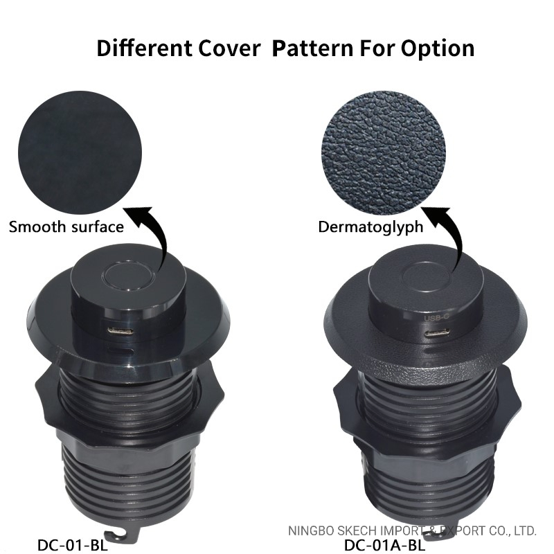 Dermatoglyph USB Desktop Pop up Outlet 3 Ports USB Charger Embedded Charging for Mobile Phone and Any Qi-Enabled Devices