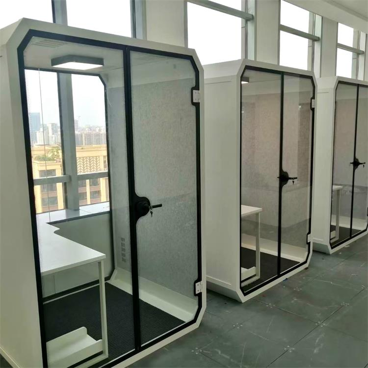 Office Pod Acoustic Room for Commercial Meeting Office Telephone Booth Soundproof Pod Private Space Silence Office Pod