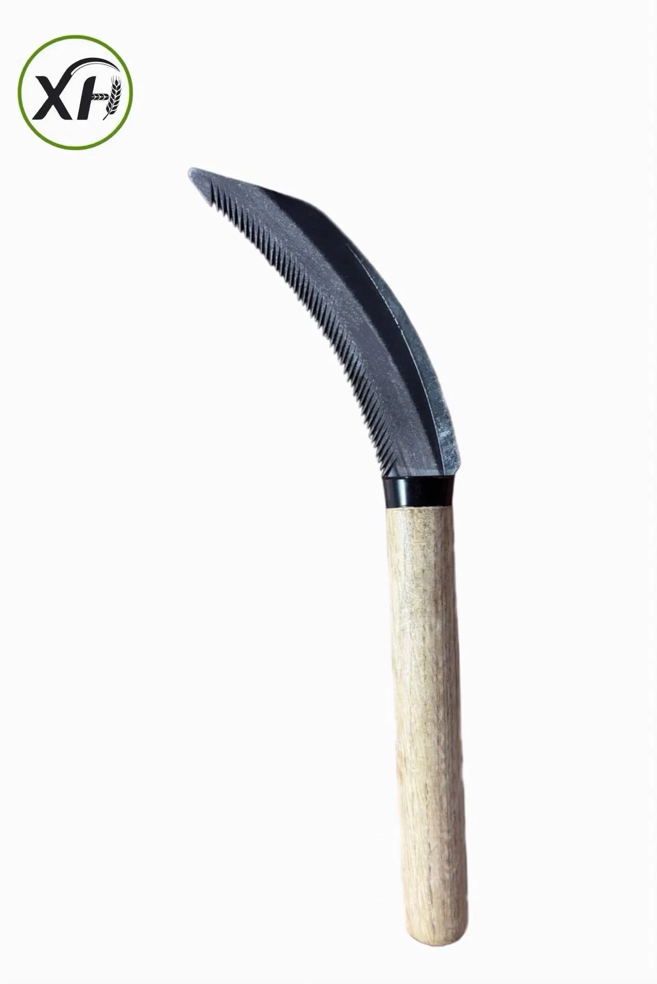 4.5'' Japanese-Style Outdoor Gardening Agricultural Grass-Cutting Tool Sickle with Cypress Wood Handle Sickle