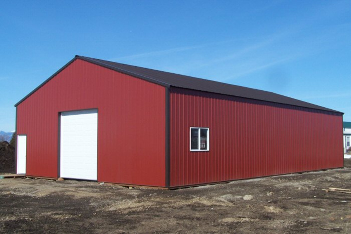 Insulated Sandwich Panel Prefab Steel Structure Portal Frame Factory Construction Metal Storage Warehouse Pre Engineered Building