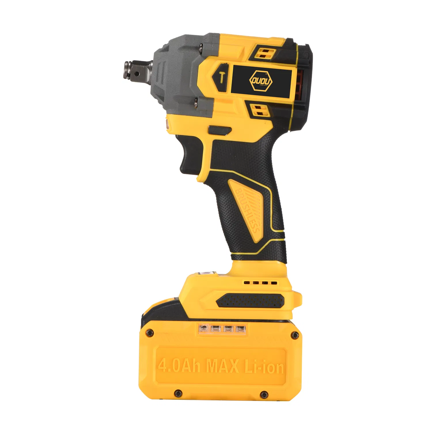 Cordless Electric Adjustable Brushless Impact Wrench Tool for Cars