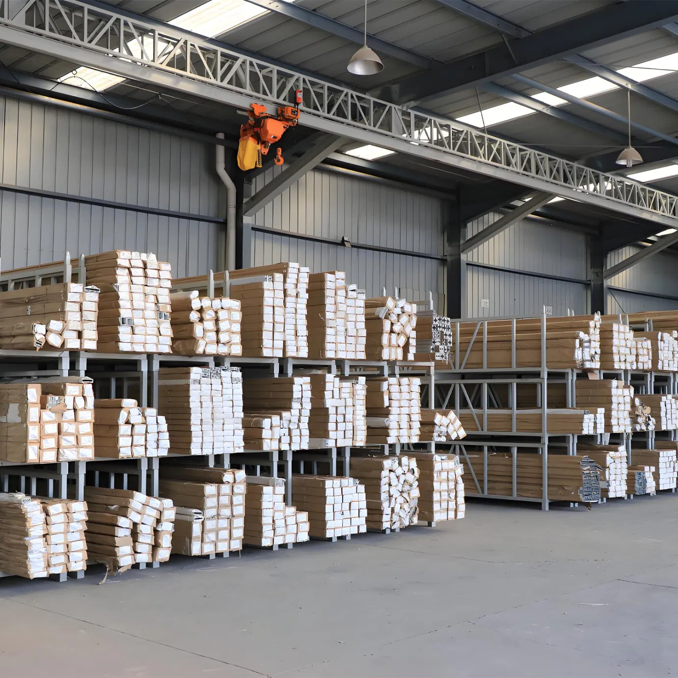 Durable Heavy-Duty Steel Platform for Industrial Use and Construction