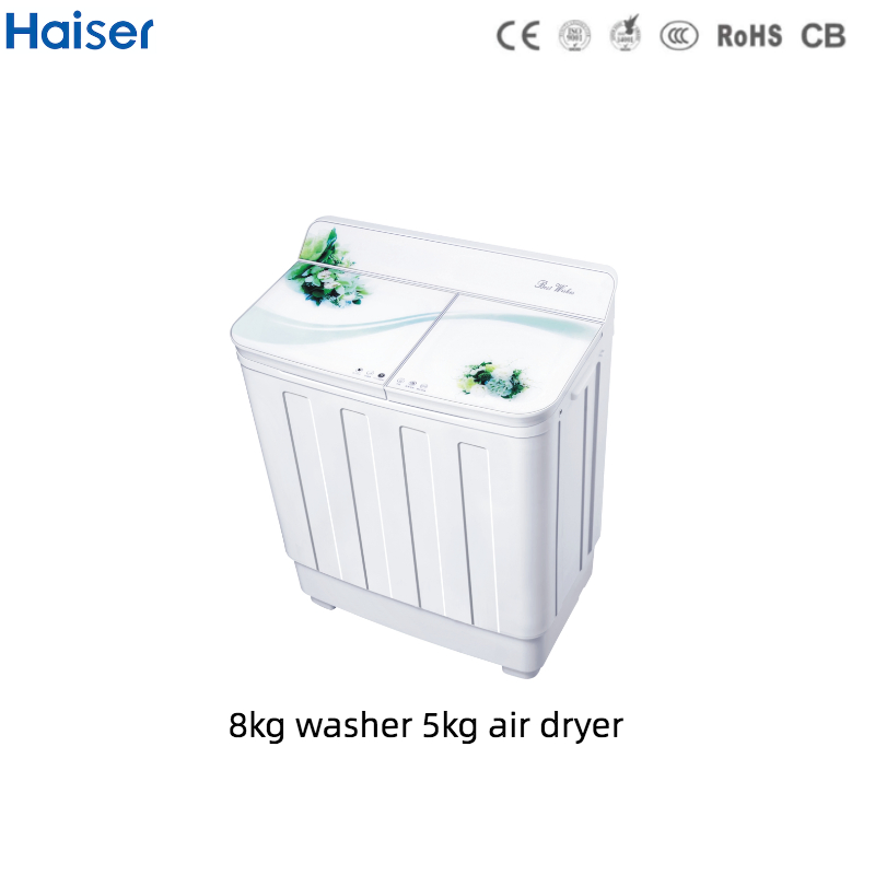 Energy-Saving Twin Tube 8 Kg Washer 5 Kg Dryer Washing Machine