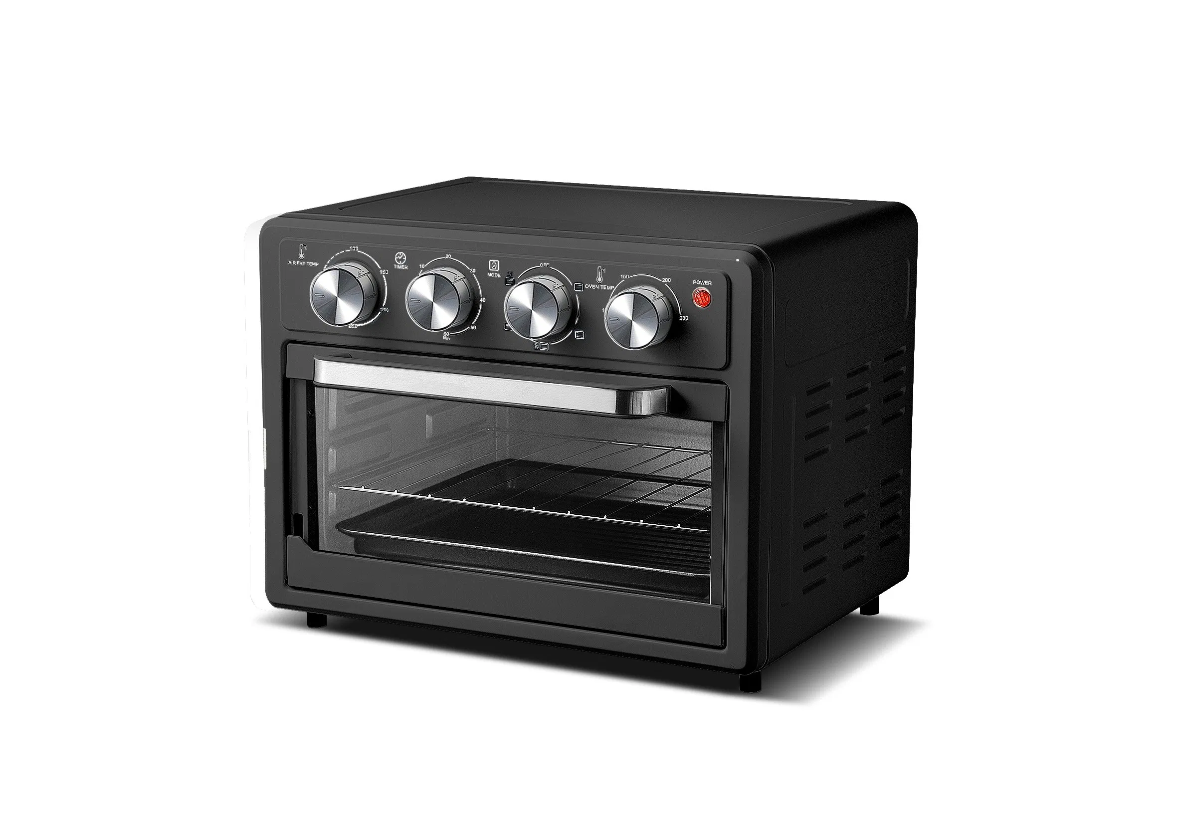 23L Compact Electric Air Fryer Toaster Oven for Bake Broil Air Fry