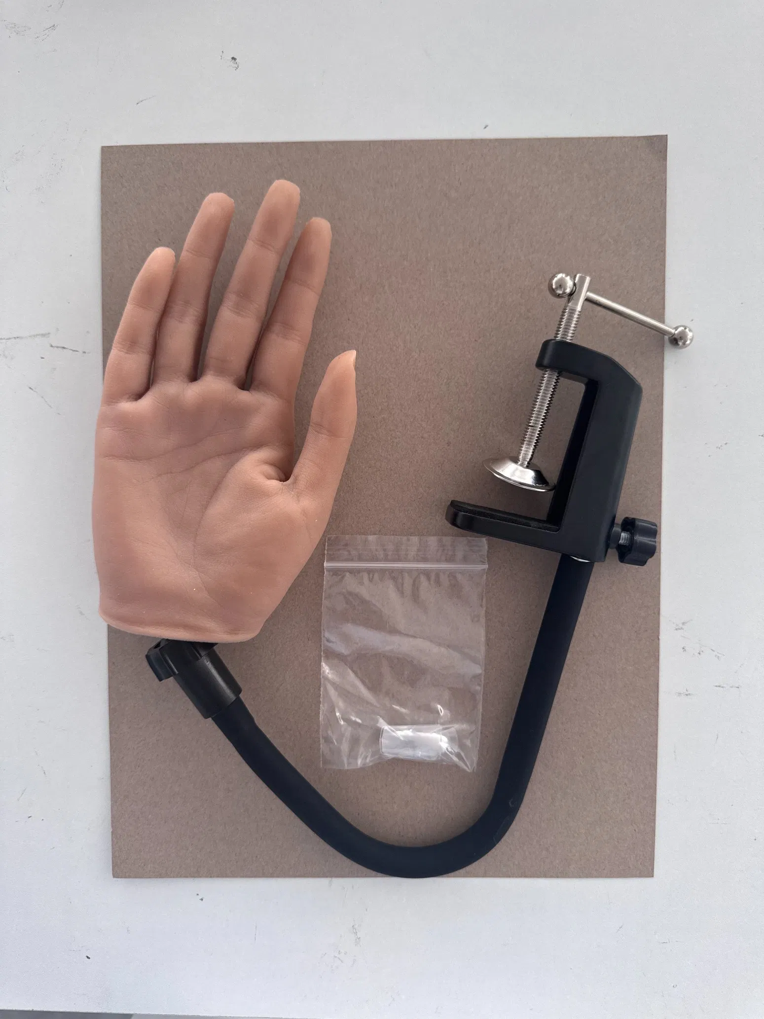 Silicone Fake Silicone Hand Painted Model Hand Makeup Nails Training