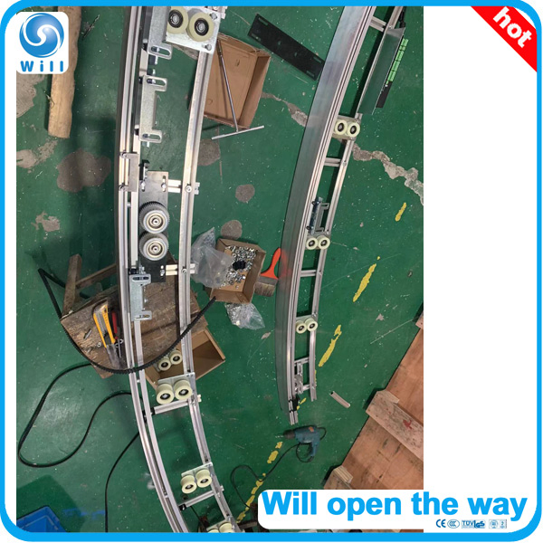Heavy Duty Curved Sliding Door Operator Power Drive