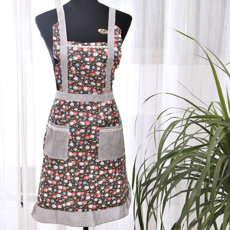 China Factory Garden Protect Clothes Women Stylish Cooking Kitchen Apron