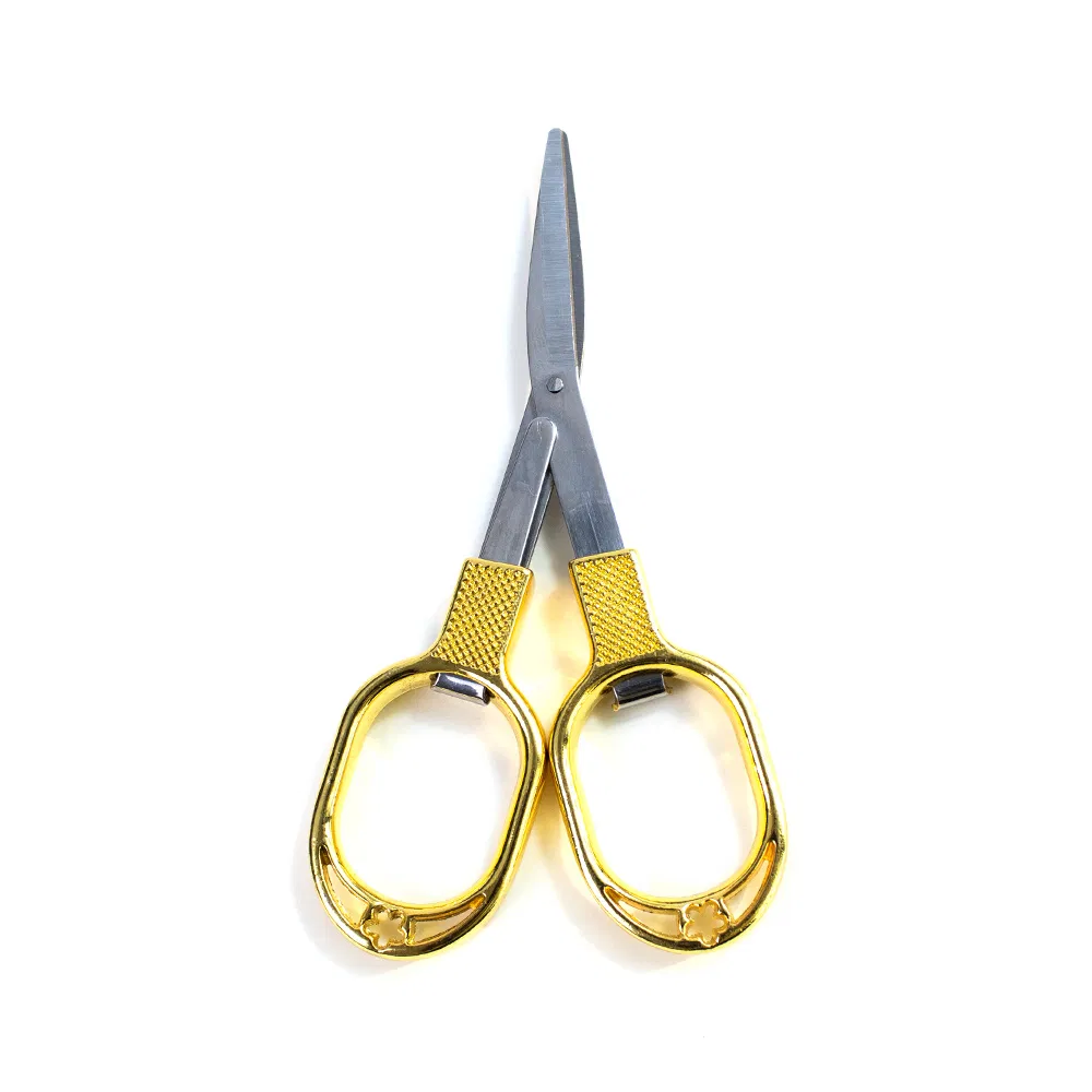 High-Quality Smoking Scissors in Zinc Alloy with Folded