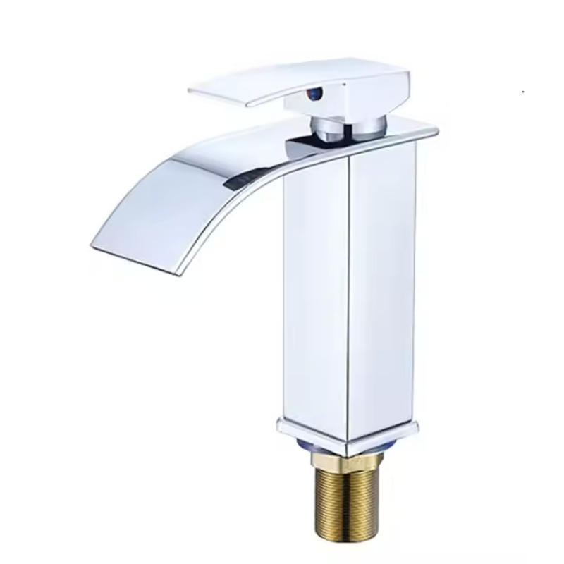 Elegant Basin Faucet: Dual - Control, Multi - Color, Perfect Dimensions for Your Bathroom