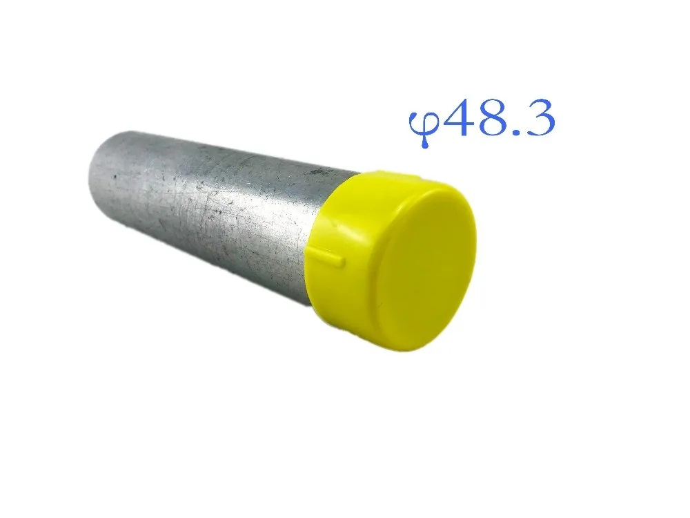 Yellow Plastic Scaffolding Fastener Cover Tube Safety Cover Tube Cap